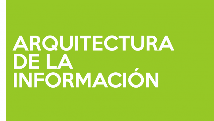 Arquitectura de la Información